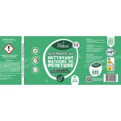 Phebus Alternatif au nettoyant matériel de peinture 1 litre