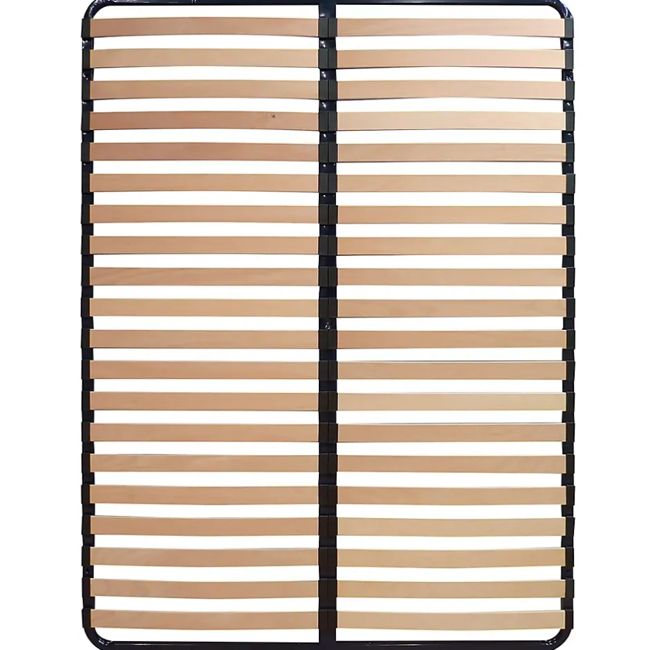 Altobuy ALTOLATTES - Pack Sommier 2x20 Lattes 120x190cm + Pieds bleus + Pied central New
