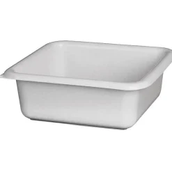 Aluminium Et Plastique - Cuvette carrée 20cm 1.5l Gris moucheté Best