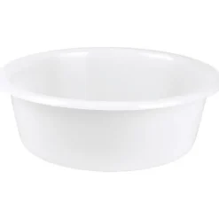 Aluminium Et Plastique Cuvette ronde 32 cm 5 L - Blanc alimentaire