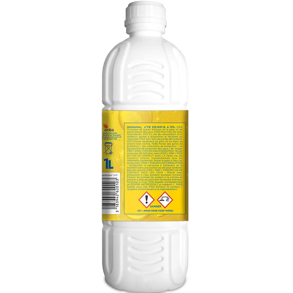 Onyx Ammoniaque alcali 13° bricolage 1L