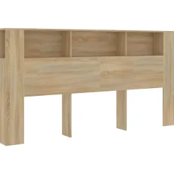 Vidaxl Armoire de tête de lit chêne sonoma 200x18,5x104,5 cm Clearance