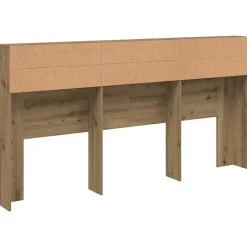 Vidaxl Armoire de tête de lit chêne artisanal 200x19x103,5 cm Online
