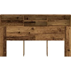 Vidaxl Armoire de tête de lit vieux bois 180x19x103,5 cm