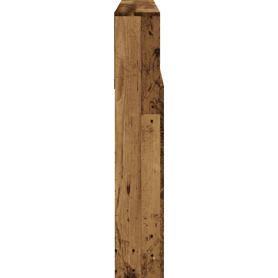 Vidaxl Armoire de tête de lit vieux bois 180x19x103,5 cm