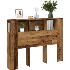 Vidaxl Armoire de tête de lit vieux bois 140x18,5x102,5 cm Best