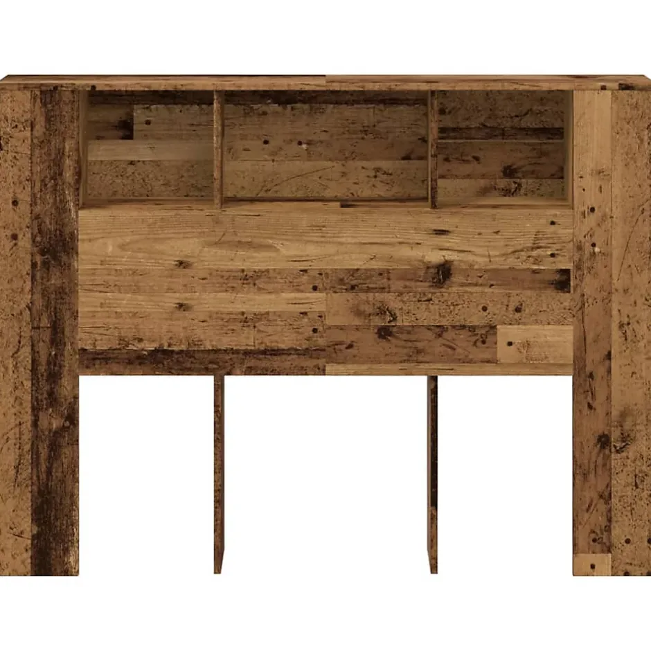 Vidaxl Armoire de tête de lit vieux bois 140x18,5x102,5 cm Best
