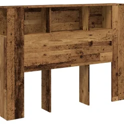 Vidaxl Armoire de tête de lit vieux bois 140x18,5x102,5 cm Best