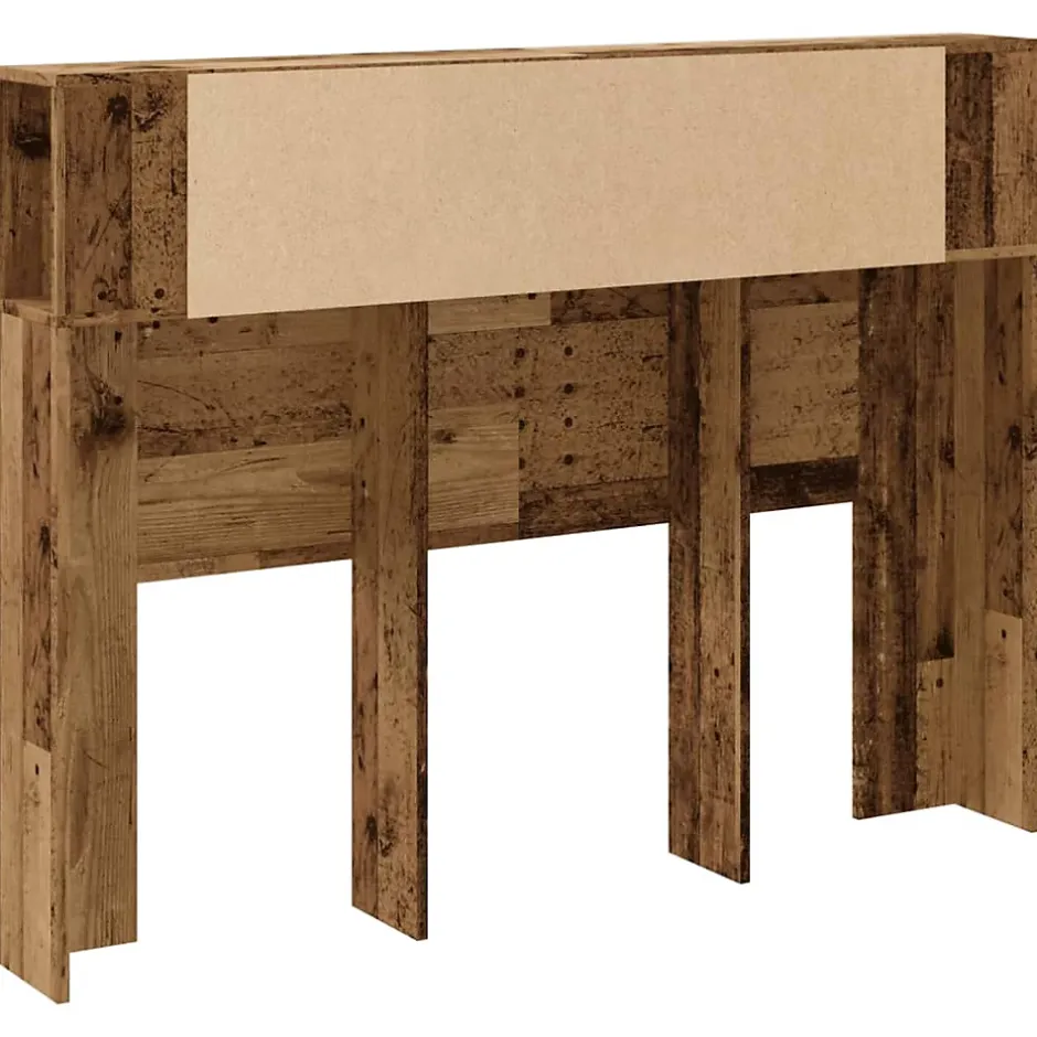 Vidaxl Armoire de tête de lit vieux bois 140x18,5x102,5 cm Best