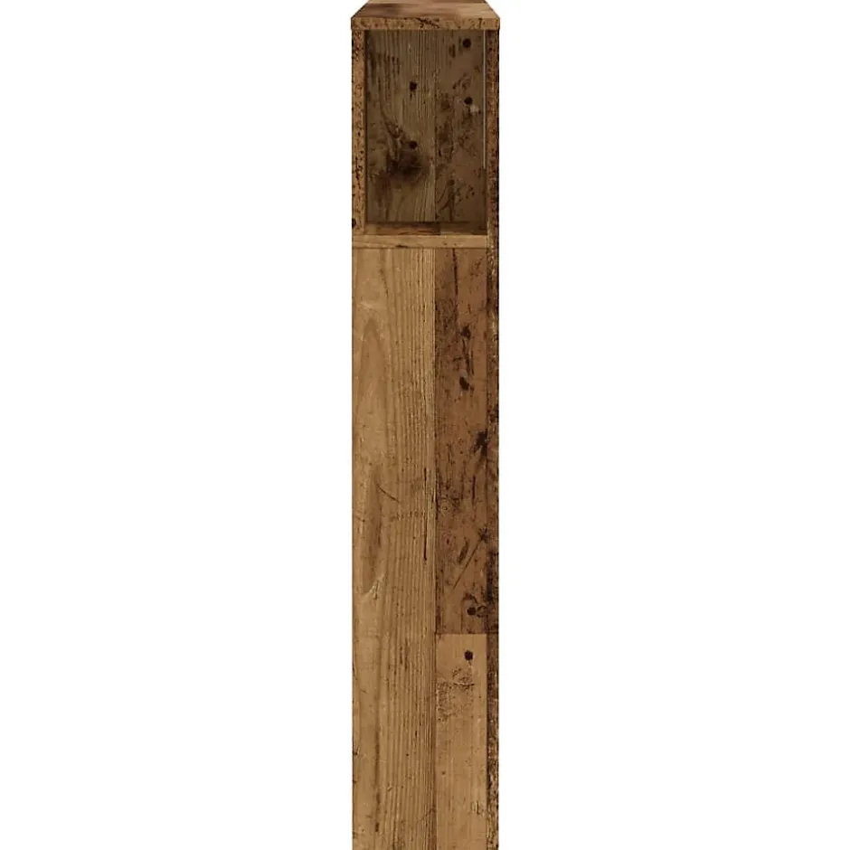 Vidaxl Armoire de tête de lit vieux bois 140x18,5x102,5 cm Best