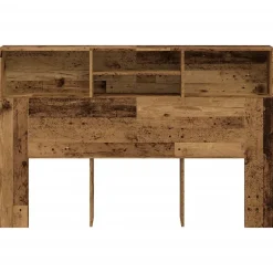 Vidaxl Armoire de tête de lit vieux bois 160x19x103,5 cm Discount