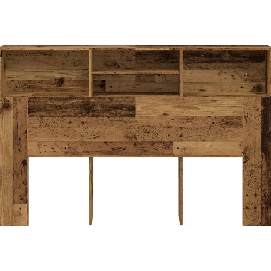 Vidaxl Armoire de tête de lit vieux bois 160x19x103,5 cm Discount