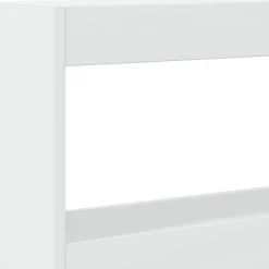Vidaxl Armoire tête de lit avec LED blanc 200x17x102 cm