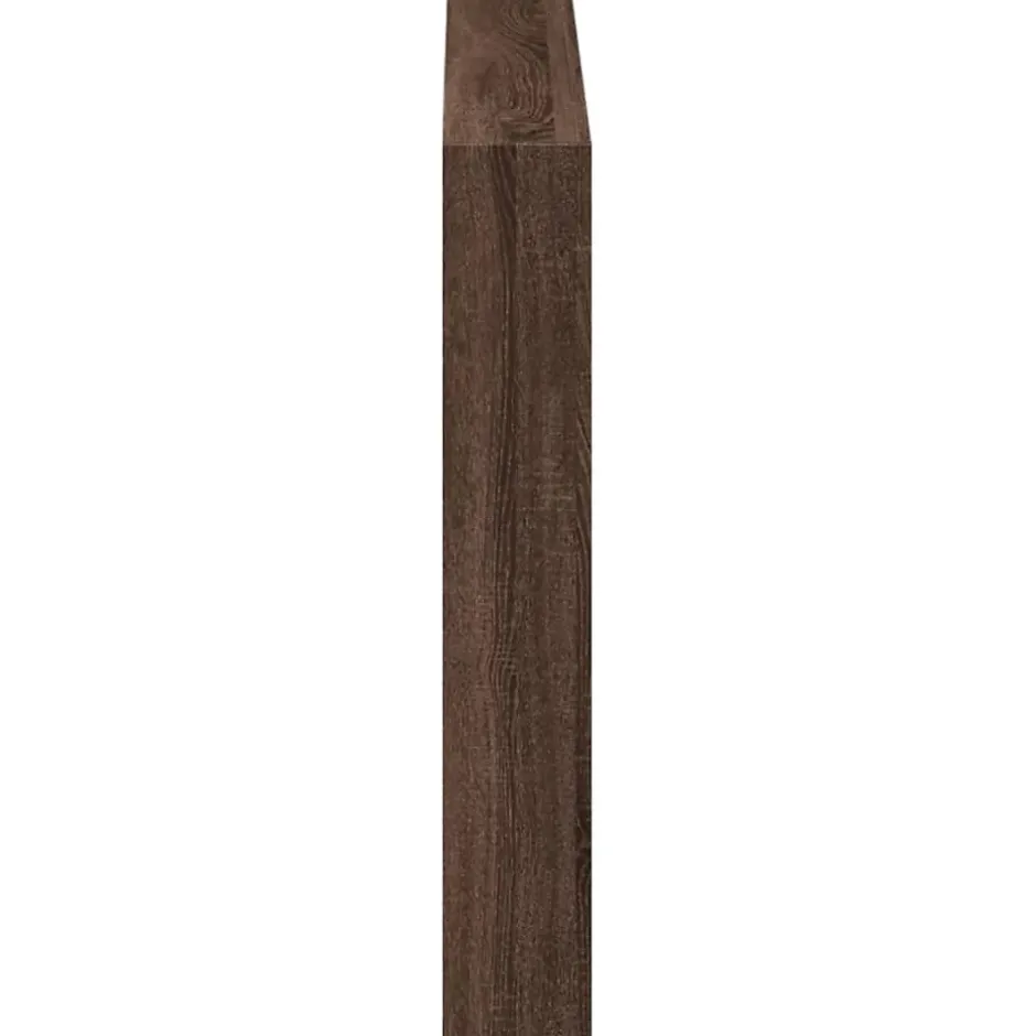 Vidaxl Armoire tête de lit avec LED chêne marron 100x17x102 cm New