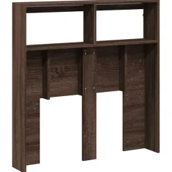 Vidaxl Armoire tête de lit avec LED chêne marron 100x17x102 cm New