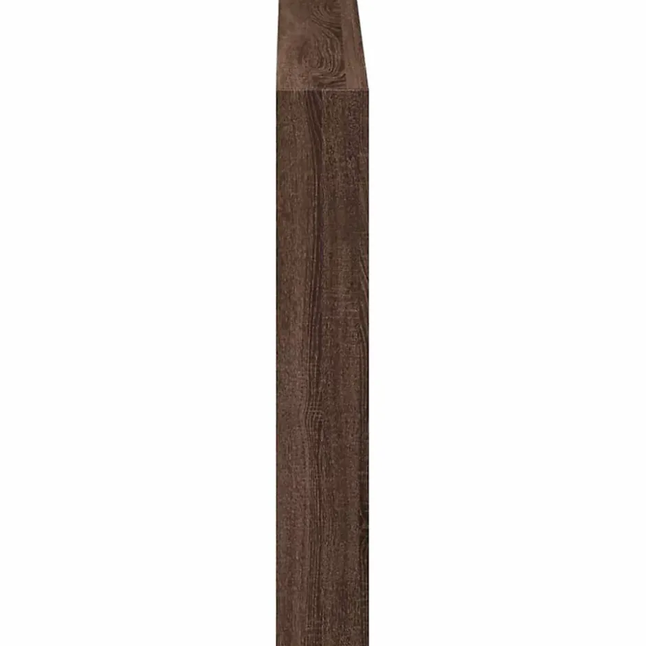Vidaxl Armoire tête de lit avec LED chêne marron 120x17x102 cm