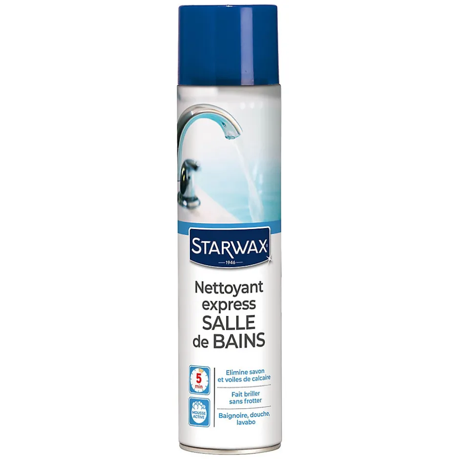 Starwax Aérosol nettoyant express salle de bains 600ml