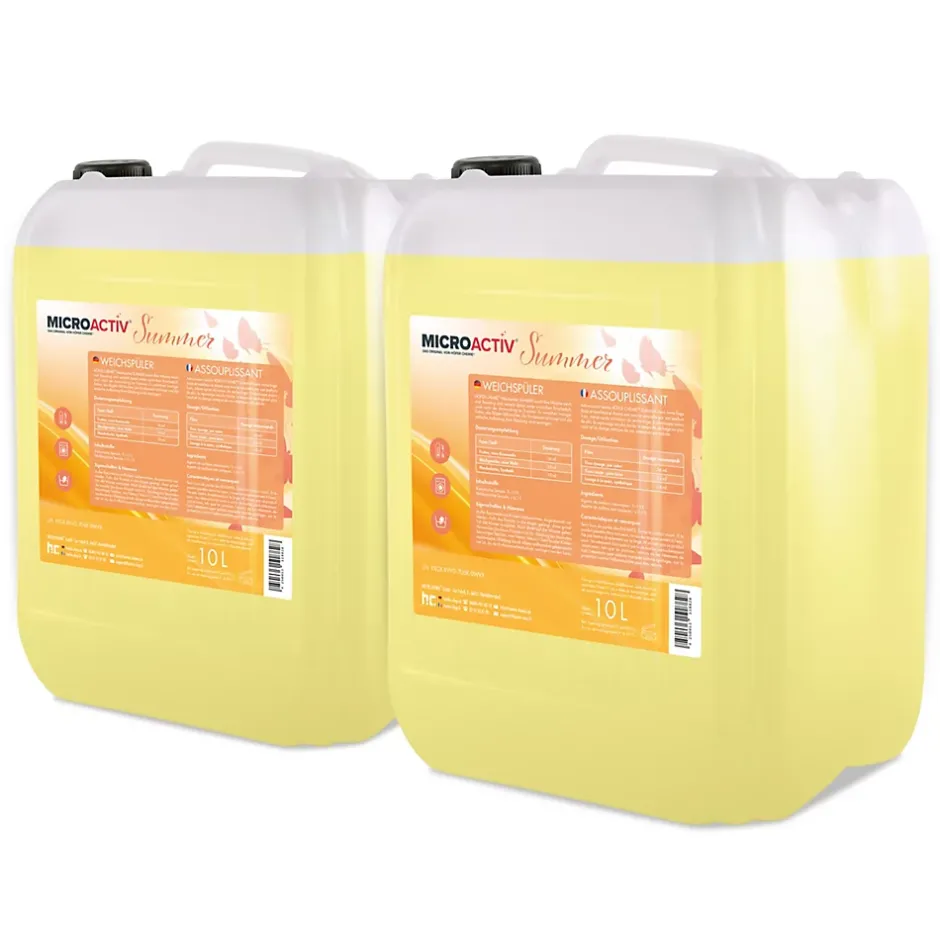 Höfer Chemie Assouplissant Végétalien Summer 2 x 10 L, Linge Doux, Parfum Estival Et Séchage Rapide Clearance