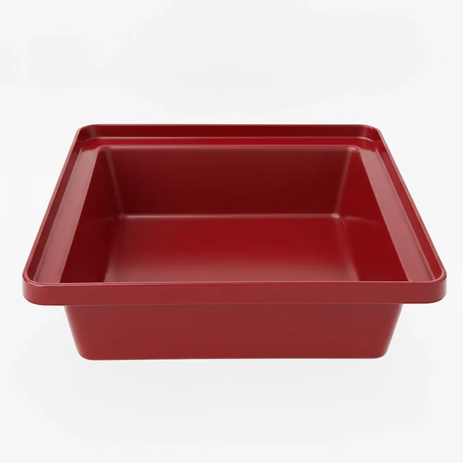 Plast'Up Rotomoulage Bac de rangement empilable 30l - ROUGE - 17cm New