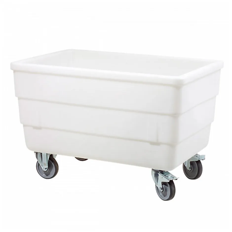 Gilac Bac double-paroi 310 L - roues chape inox - blanc