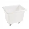Gilac Bac grand volume 500 L - 4 roues pivotantes dont 2 avec freins - blanc Discount