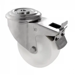 Gilac Bac grand volume 500 L - 4 roues pivotantes dont 2 avec freins - blanc Discount