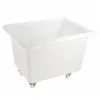 Gilac Bac grand volume 170 L - 4 roues pivotantes dont 2 avec freins - blanc