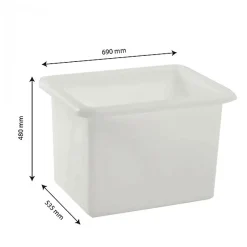 Gilac Bac grand volume 100 L - blanc