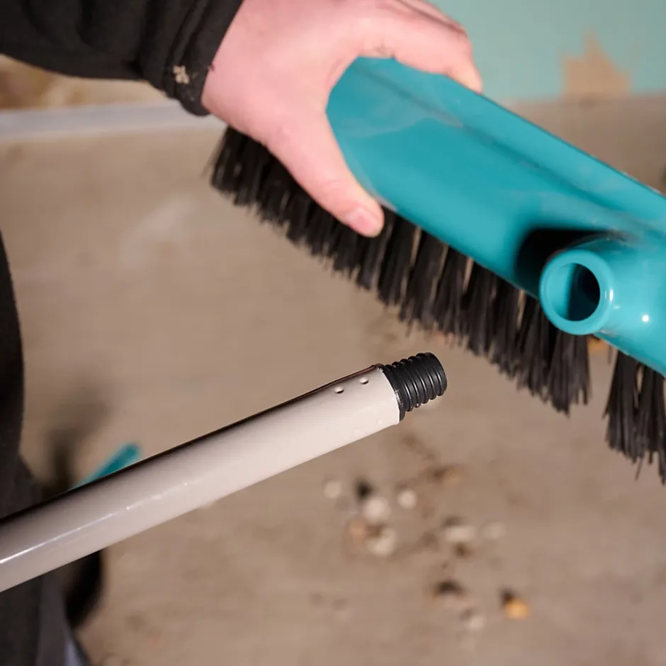 GoodHome Balai brosse pour travaux intensifs poils rigide bleu L.30 cm Clearance
