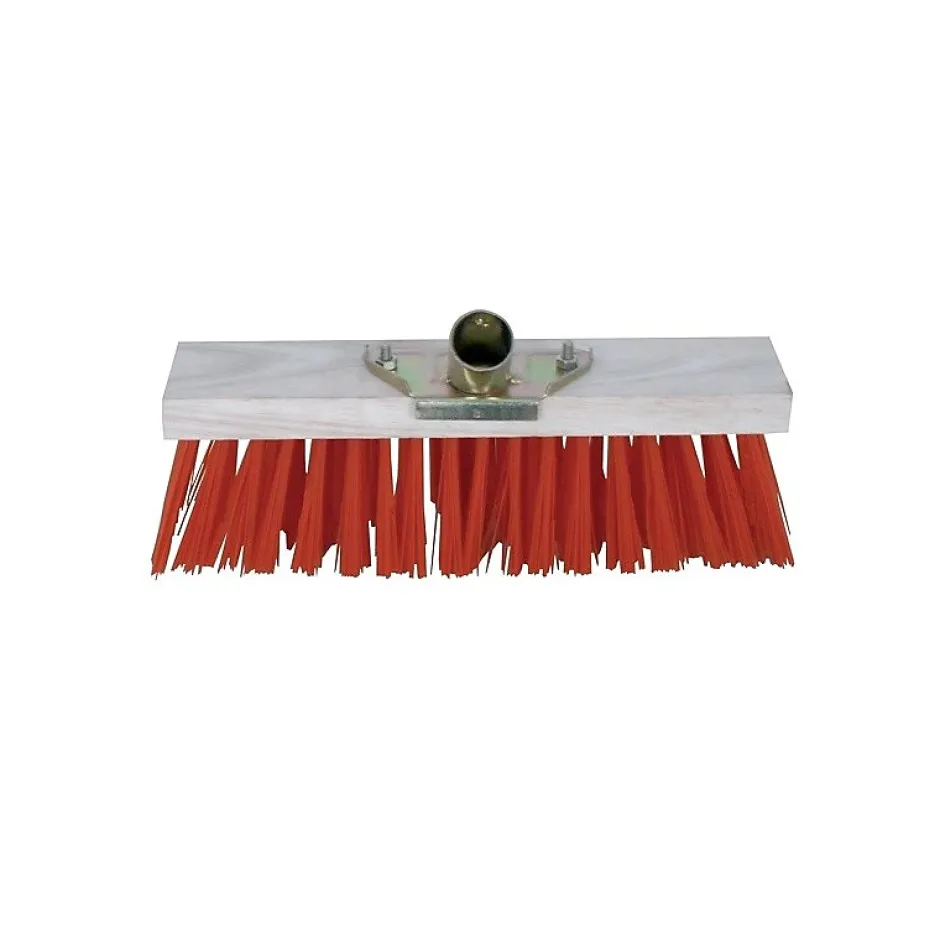 MSV Balai Cantonnier à fibres dures en PVC rouge Online