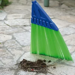 Terre Jardin Balai cantonnier vert 145x28 cm léger et puissant pour terrasses et balcons Clearance