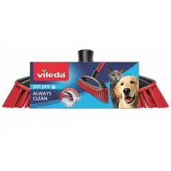 Vileda Balai caoutchouc Pet Pro - - Poils d'animaux (sans manche)