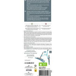 Starwax Balai microfibre téléscopique Clic Système 90 à 160cm