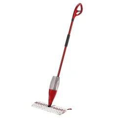 Juanio Balai pulvérisateur avec réservoir, nettoyeur vapeur, séparateur de poussière en microfibre coloris rouge.