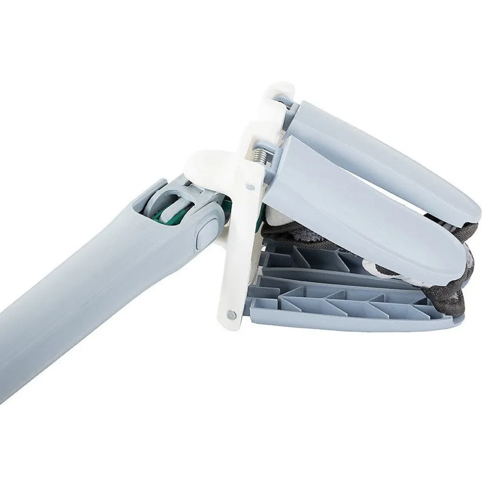 Importdistrib Balai serpillière plat pour le nettoyage des sols avec essoreuse rotative