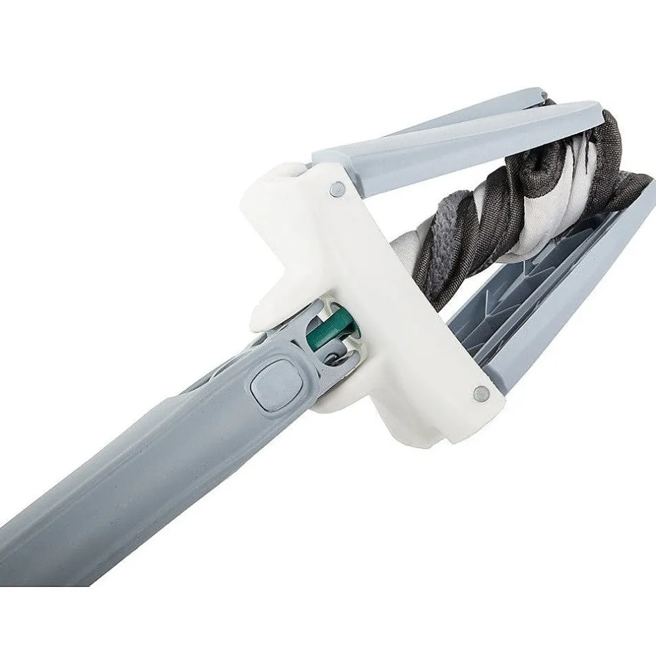 Importdistrib Balai serpillière plat pour le nettoyage des sols avec essoreuse rotative