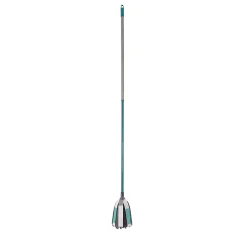 GoodHome Balai serpillère à franges microfibre et plastique blanc et bleu l.8 cm Hot