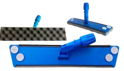 Le Plus De L'Entretien Balai trapeze plastique Classic 60 CM semelle mousse + Manche 140cm Online
