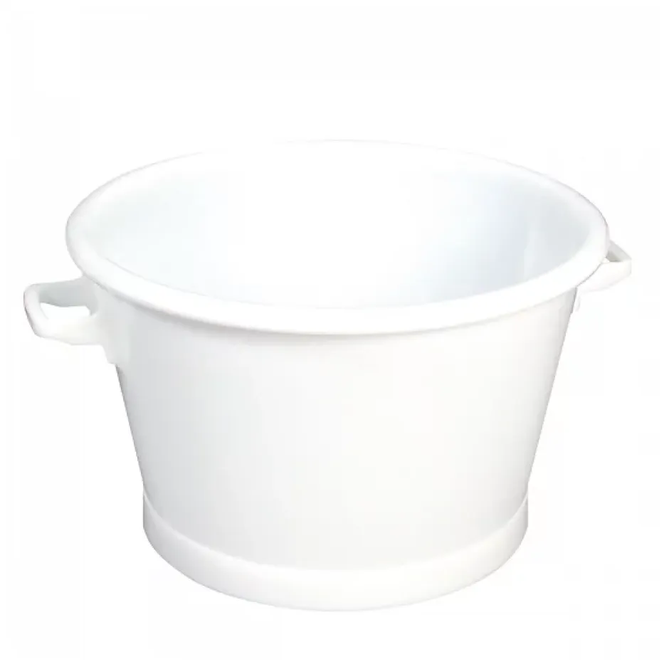 Gilac Baquet rond fond renforcé 50 L - blanc Clearance