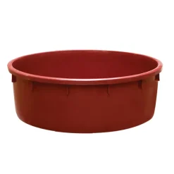 Gilac Baquet rond renforcé - 275 L - bordeaux Hot