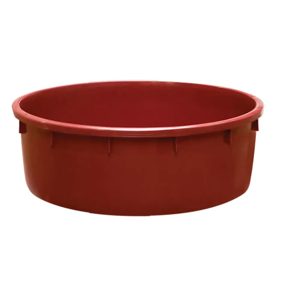 Gilac Baquet rond renforcé - 275 L - bordeaux Hot