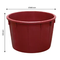 Gilac Baquet rond renforcé 225 L Plastique Alimentaire