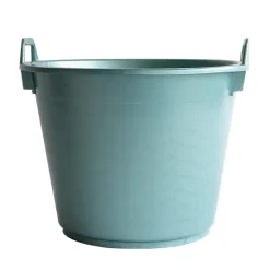 Gilac Baquet rond souple avec poignées - 40 L - vert Sale