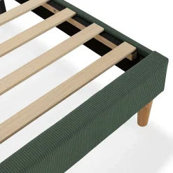 Vs Venta-Stock Base rembourrée Bari 140x190 cm Vert Sale
