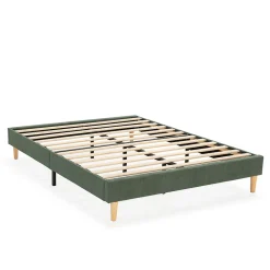 Vs Venta-Stock Base rembourrée Bari 150x190 cm Vert