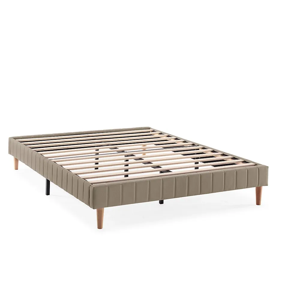 Vs Venta-Stock Base rembourrée Eris 160x200 cm Beige Best