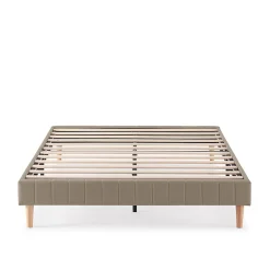 Vs Venta-Stock Base rembourrée Eris 140x190 cm Beige