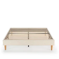 Vs Venta-Stock Base rembourrée Niebla 140x190 cm Imitation tissu mouton beige