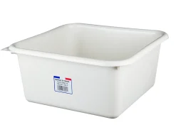 Bassine cuvette carrée 15L coloris sable Outlet