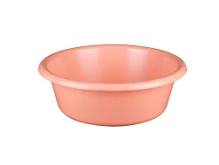 Bassine cuvette ronde 6.5L coloris pêche Sale
